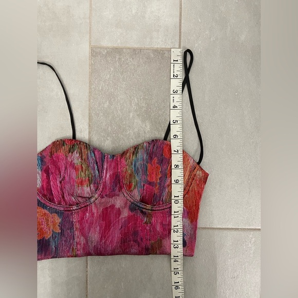 BEC + BRIDGE Iridescence Bodice Spaghetti Strap Top Size 4 - Picture 5 of 6